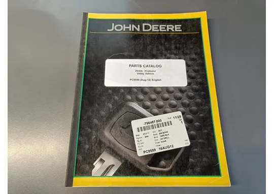 John Deere 2030A ProGator / Varaosakirja englanninkielinen