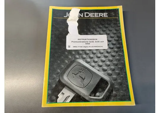 John Deere 6230, 6330 ja 6430 / Käyttöohje, ruotsinkielinen