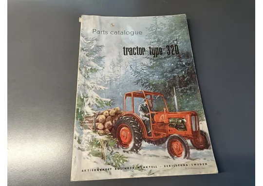 Volvo 320 traktorin / Varaosakirja