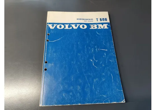 Volvo T500 traktorin / Varaosakirja
