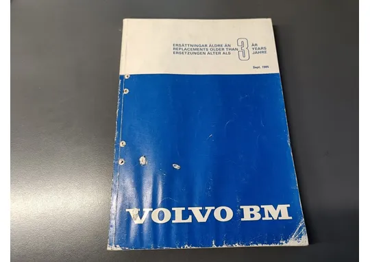 Volvo BM varaosanumeroiden kääntötaulukko / 1985 painos