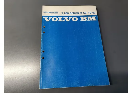 Volvo BM T800 D60, TD60 / Varaosakirja