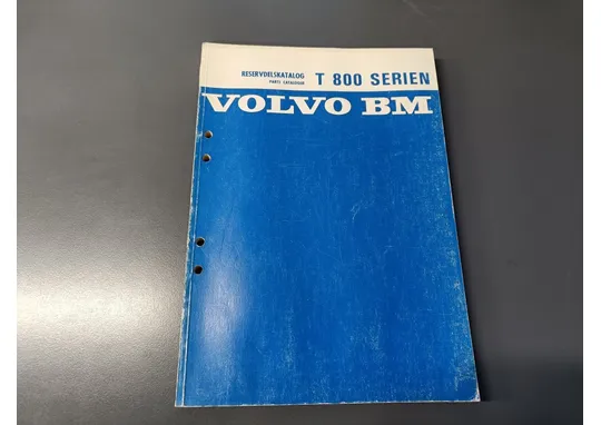 Volvo BM T800 serien / Varaosakirja