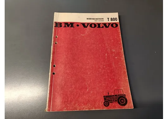Volvo BM T800, 1967 / Varaosakirja