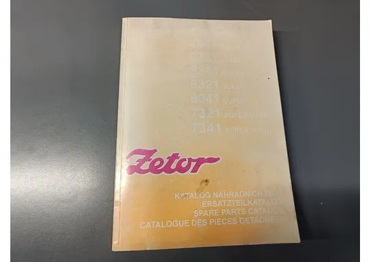 Zetor 4321, 4341, 5321, 5341, 6321, 6341 / 7321, 7341 varaosakirja