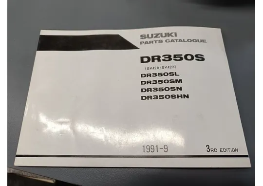 Suzuki DR350S (L/M/N/HN) / Moottoripyörän varaosaluettelo