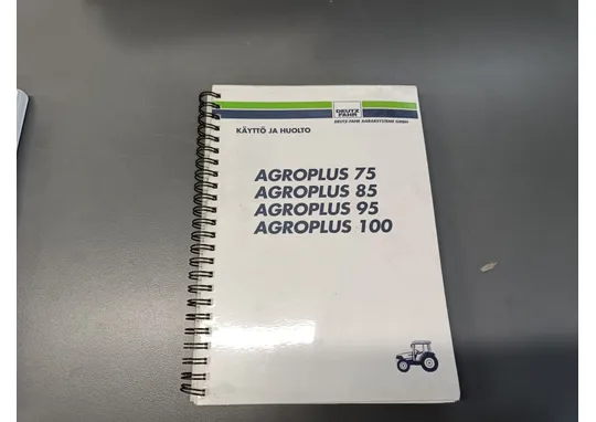 Deutz Fahr Agroplus käyttöohjekirja / 75, 85, 95, 100