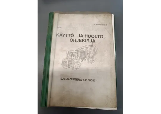 Timberjack kuormatraktori 1410 / 14100097 käyttö- ja huolto-ohjekirja