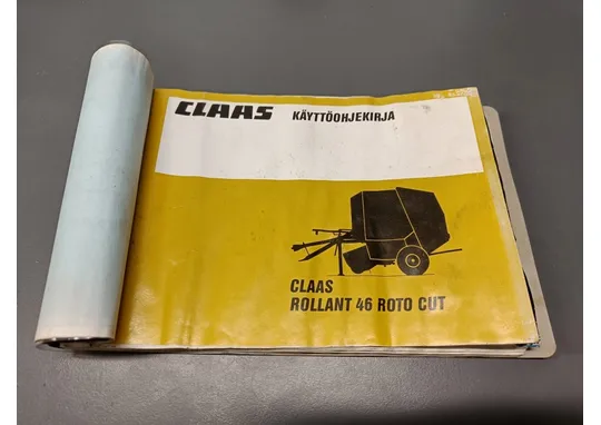 Claas Rollant 46 Roto Cut / Pyöröpaalaimen käyttöohjekirja