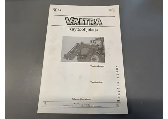 Valtra vakaimettomat sekä vakaimelliset / Etukuormaajan käyttöohjekirja