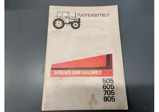 Volvo BM Valmet 505, 605, 705 ja 805 / Tuote-esittely opas