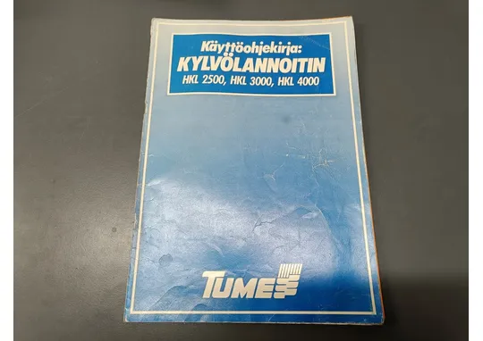 Tume kylvölannoittimen mm. HKL2500, HKL3000 / Käyttöohjekirja