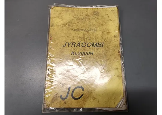 Tume jyräcombi KL3000H / Käyttöohjekirja