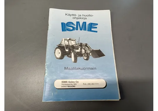 Isme maatilakuormain / Käyttö- huolto- ohjekirja