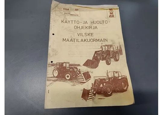 Vilske maatilakuormain / Käyttö- huolto- ohjekirja