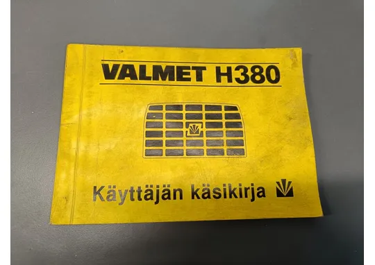 Valmet H380 / Käyttäjän käsikirja