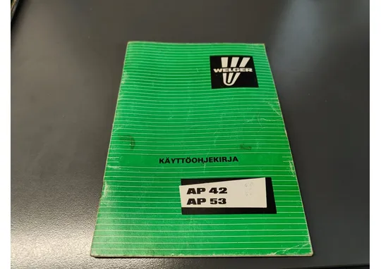 Welger AP 42, AP 53 / paalaimen käyttöohjekirja