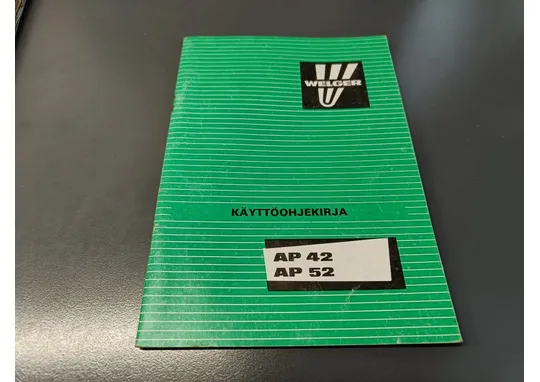 Welger AP 42, AP 52 / paalaimen käyttöohjekirja