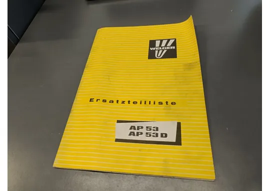 Welger AP 53, AP 53 D / paalaimen varaosaluettelot