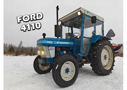 Ford 4110 traktori / Myydään asiakkaan lukuun - Katso video!
