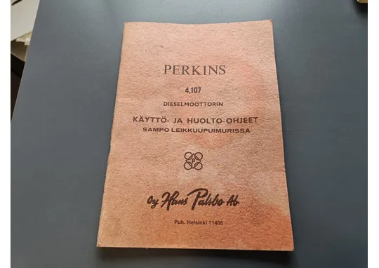 Perkins 4, 107 dieselmoottori / käyttö- ja huolto- ohjeet