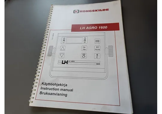 Kongskilde LH AGRO 1600 / Kylvölannoittimen käyttöohjekirja