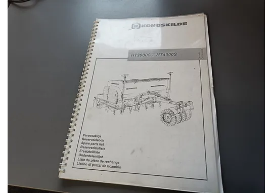 Kongskilde HT300S/ HT4000S / Kylvölannoittimen varaosaluettelo