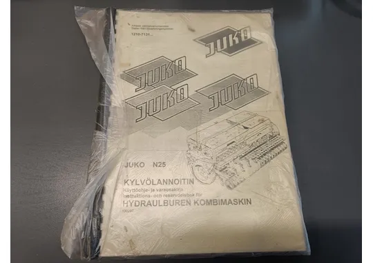 Juko kylvölannoittimen N25 / Käyttöohje ja varaosaluettelo