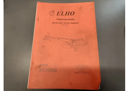 Elho HNM 320 P Hydro Balance / Niittomurskaimen ohjekirja