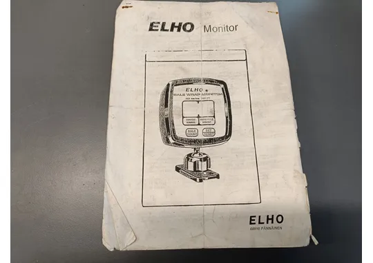 Elho Monitor RD70 - 71/72 / Asennus- ja ohjelmointiohje