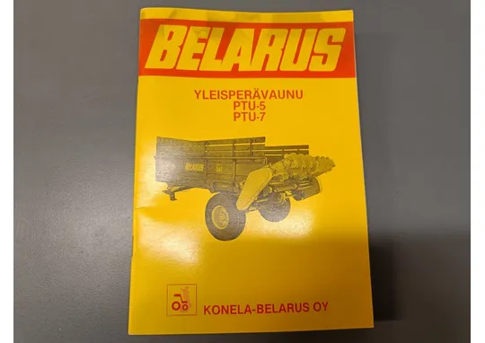 Belarus PTU-5 ja PTU-7 / Yleisperävaunun ohjekirja