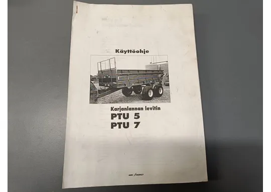 PTU 5 ja PTU 7 karjalannan levitin / Käyttöohje