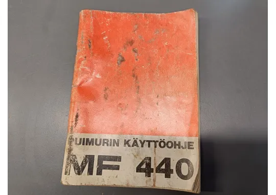 Massey Ferguson 440 puimurin / Käyttöohjekirja