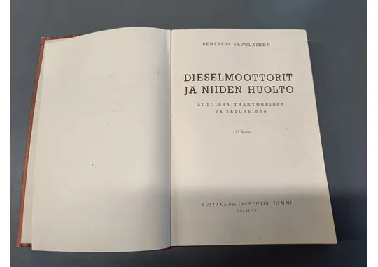 Dieselmoottorit ja niiden huolto / Tammi, Pentti Savolainen