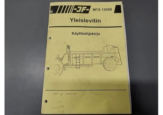 JF MTS 12000 yleislevitin / Käyttöohjekirja