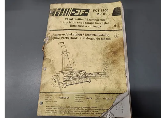 GMS 1100 MK II tarkkuussilppurin / Varaosaluettelo