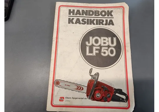 Handbok JOBU LF 50 / Moottorisahan käsikirja