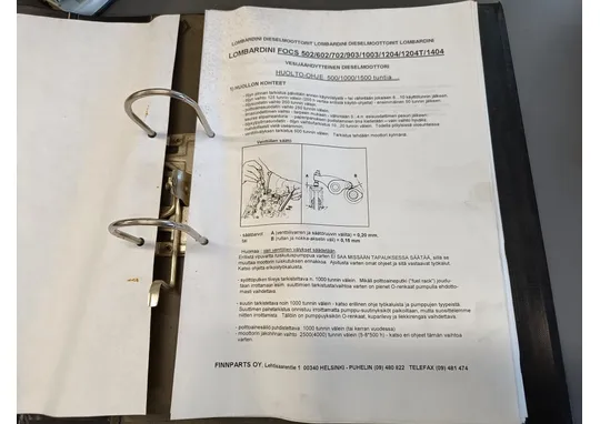 Perkins dieselmoottorit P6 MK ja 3N / Varaosaluettelo