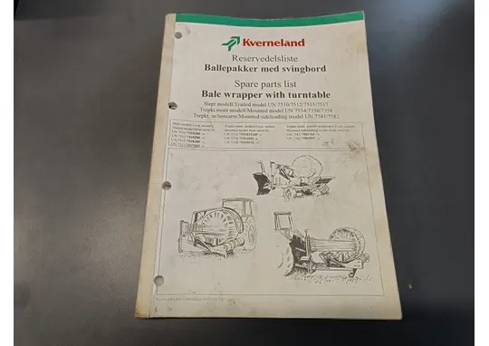Kverneland / Varaosaluettelot