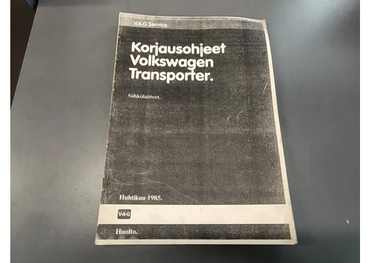 V.A.G Transporter / Korjausohjeet sähkölaitteet