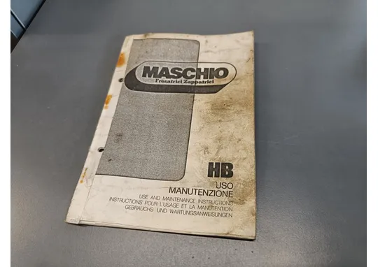 Maschio HB jyrsin / Ohje/ varaosakirja
