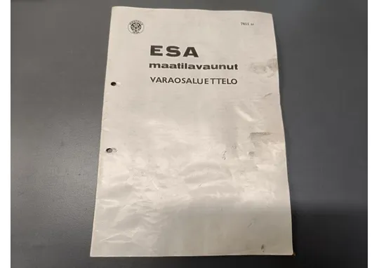 Esa maatilavaunut 7411 SF / Varaosaluettelo