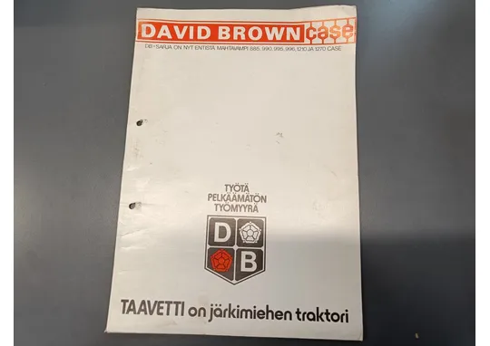David Brown Case tyhjä esitekansio /