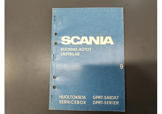 Scania kuorma-autot huoltokirja /