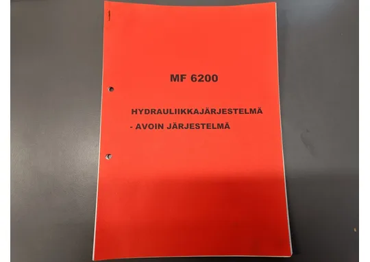 MF 6200 hydrauliikkajärjestelmä / Avoin järjestelmä, esite