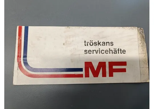 MF huoltokirja (ruotsinkielinen) /