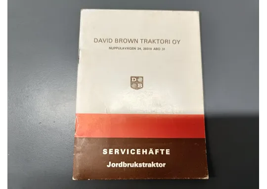 David Brown traktori oy / Huoltovihko