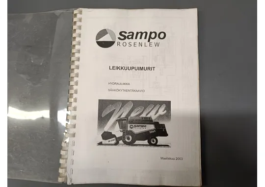 Sampo Rosenlew puimureiden 2003 / Hydrauliikka ja sähkökytkentäkaavio