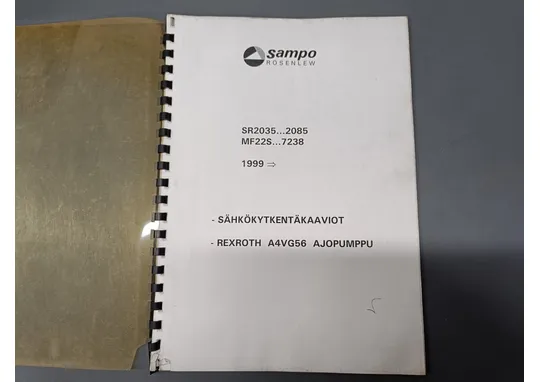 Sampo Rosenlew puimureiden 1999 / Sähkökytkentäkaavio ja ajopumppu