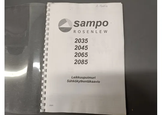 Sampo Rosenlew 2035, 2045, 2065 ja 2085 / Puimurin sähkökytkentäkaavio